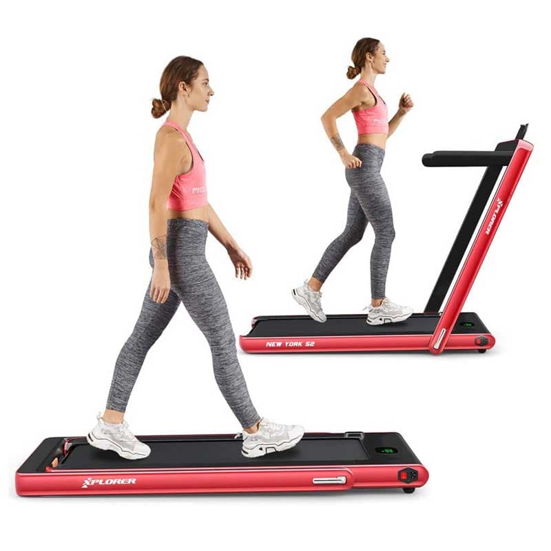 Sklopiva motorna traka za hodanje i trčanje Xplorer New York S2 Red
