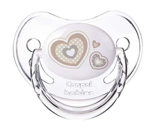 Canpol Orthodontic babies silikonska varalica 6-18M 22/566 Hearts Newborn Baby