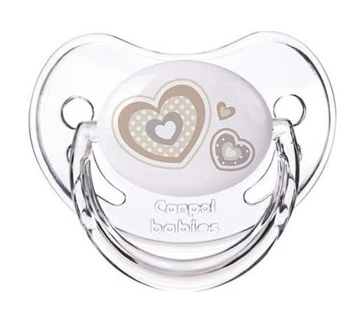Canpol Orthodontic babies silikonska varalica 18M + 22/567 Hearts Newborn Baby