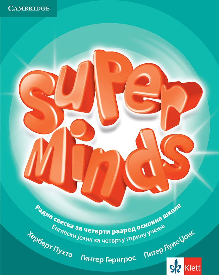 KLETT Engleski jezik 4 - Super Minds 4 - radna sveska za četvrti razred osnovne škole