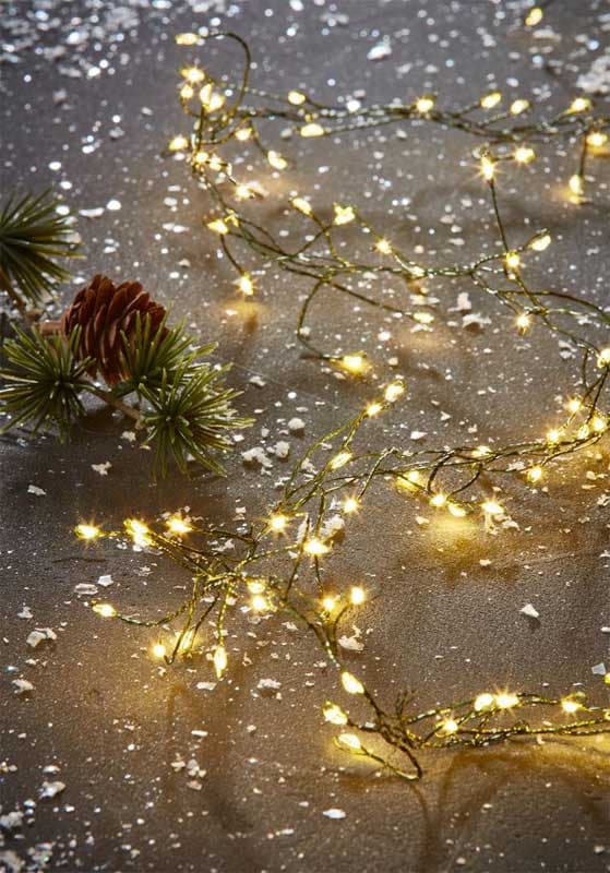 Dekorativne novogodišnje lampice 11m 600 LED Wickel