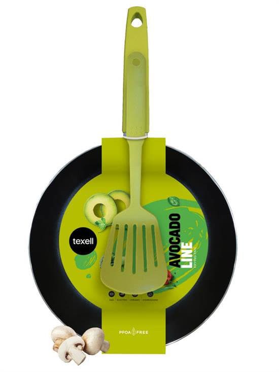 Tiganj duboki sa špatulom Texell Avocado 24cm TPA-D24