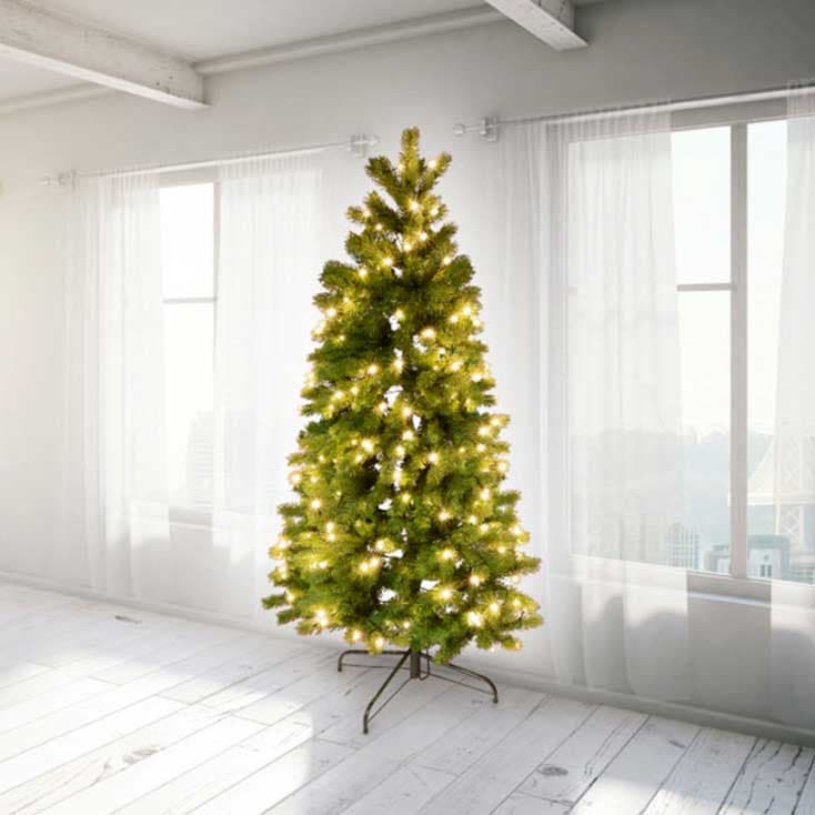 Bolja polovina novogodišnje jelke 150cm LED KMF7/150