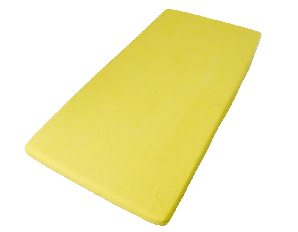 Čaršav frotir 160 x 80 cm žute boje za dečije krevete