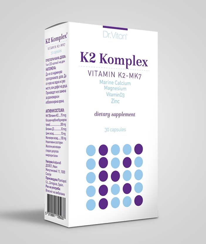 Dr. Viton K2 Komplex vitamina i minerala 30 Kapsula