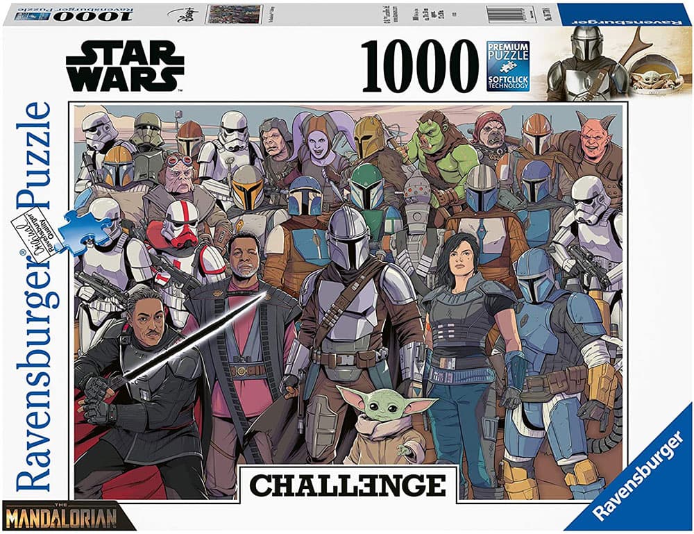 Ravensburger Puzzle Slagalica 1000 - Star Wars The Mandalorian Challenge 16770