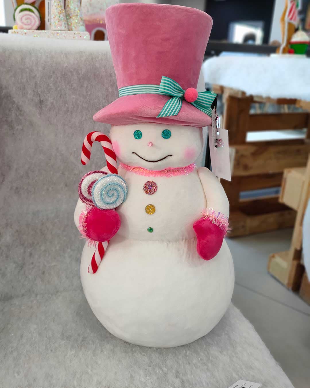 Elfie Novogodišnja Dekoracija - Sneško Belić - 65 cm