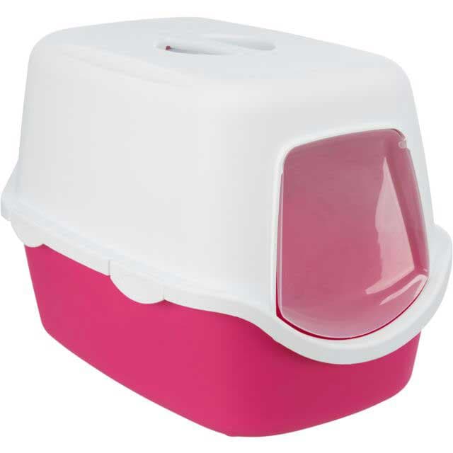 Zatvoreni toalet za mačke Trixie Vico pink 40277