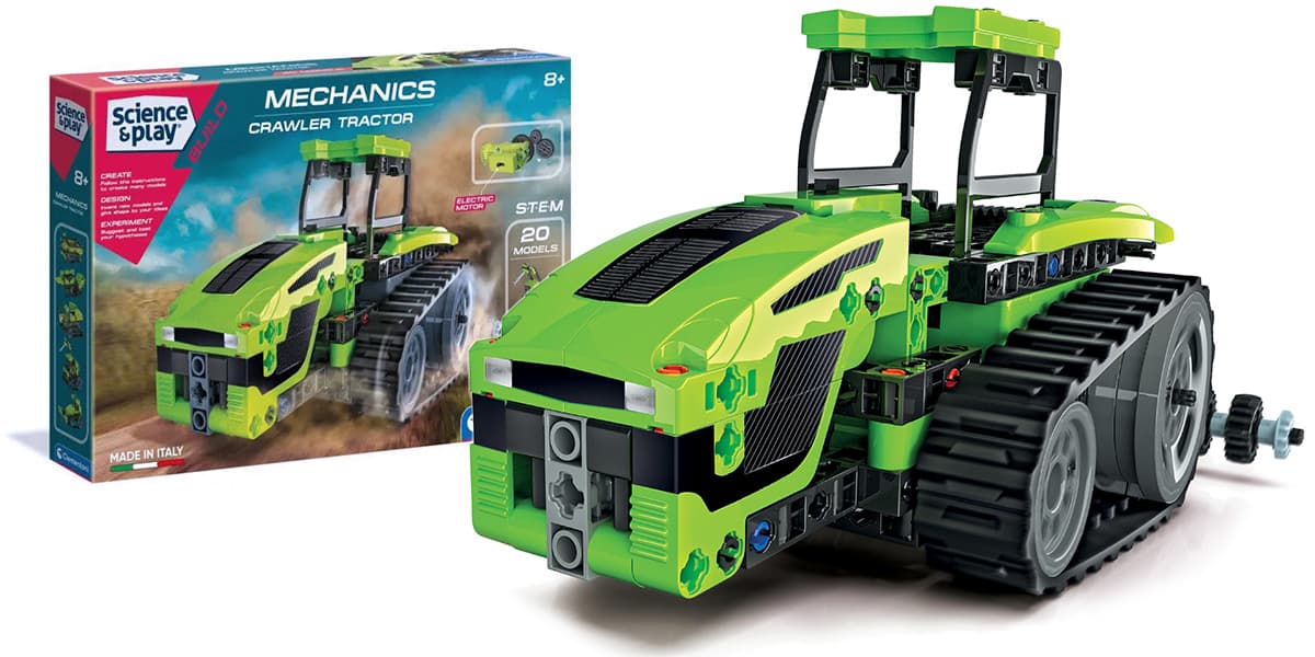 CLEMENTONI Mechanics Lab Set za pravljenje traktora Farming Tractor CL75064