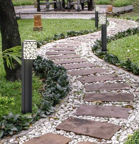 LED lampa na stubiću Za dvorište Vito Bilbao B50