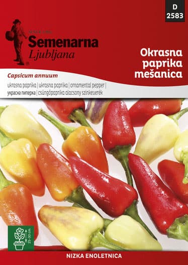Ukrasna paprika - seme - Capsicum annuum 2583