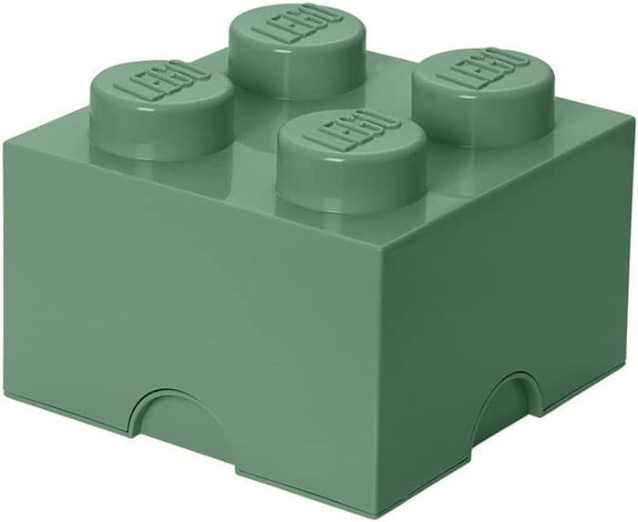 Kutija za odlaganje LEGO® Kocka 4  25x25x18cm maslinastozelena 4003