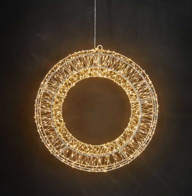 Svetleći LED venac 36cm sa tajmerom