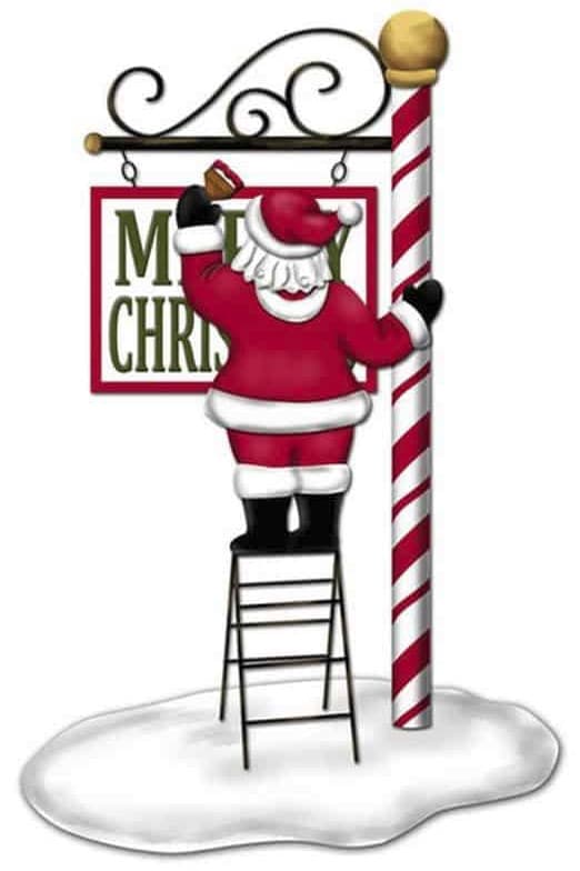 Merry Christmas metalna kućna ili dvorišna dekoracija 70 cm