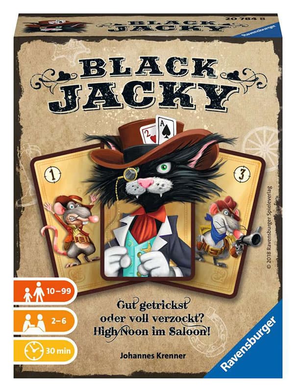 Društvena igra sa kartama Black Jacky Ravensburger 20784