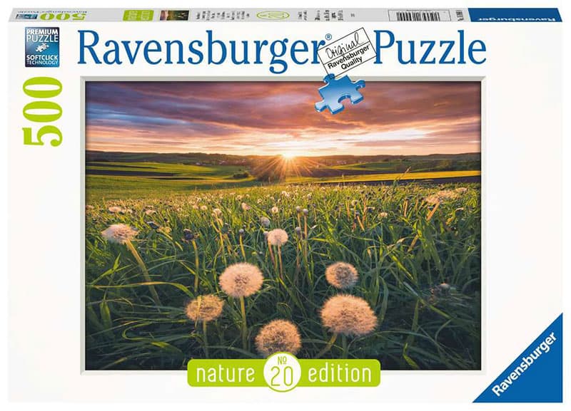 Ravensburger Puzzle slagalica 500 delova Maslačak u zalasku sunca