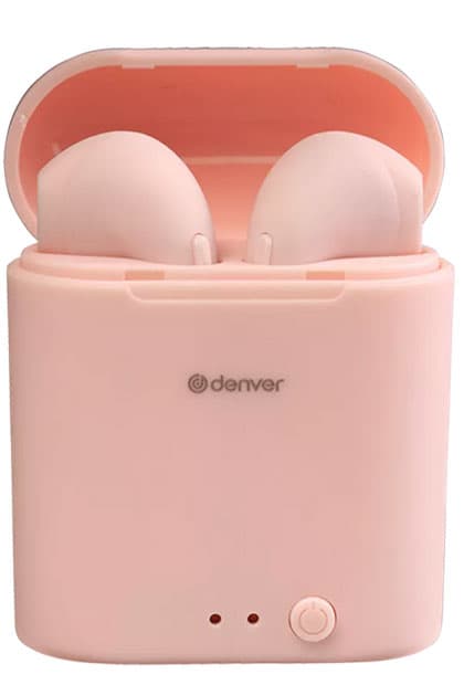 True Wireless Bluetooth Earbuds Denver TWE-46 Rose