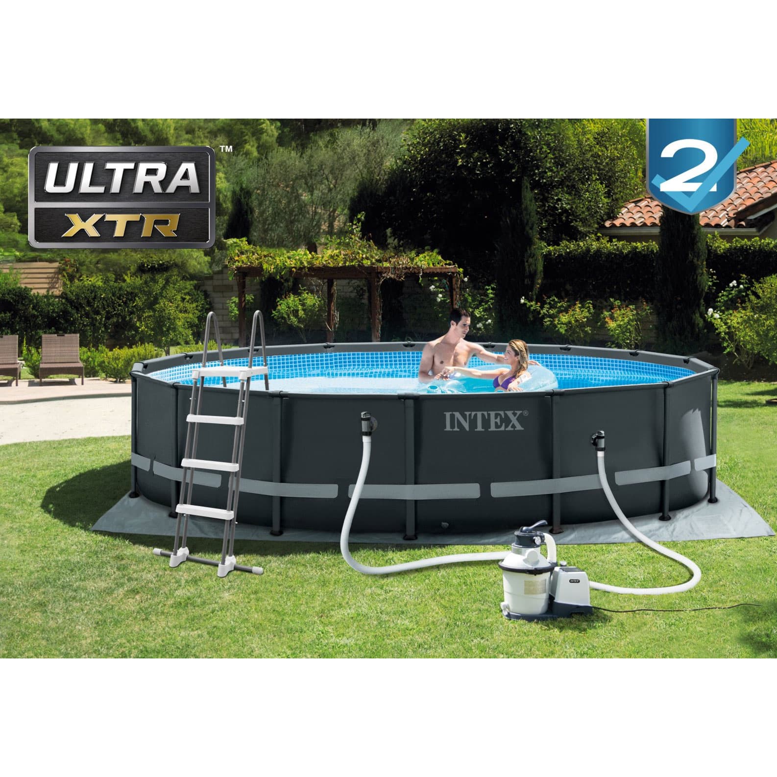 Intex nadzemni bazen ULTRA XTR FRAME 4.88 x 1.22