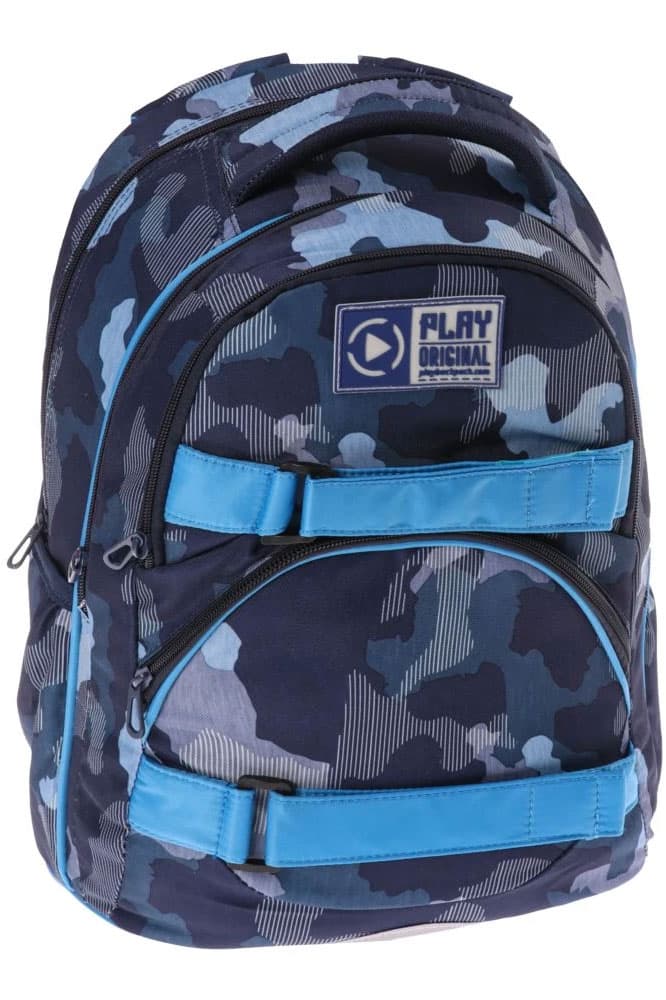 Ergonomski školski ranac Military blue
