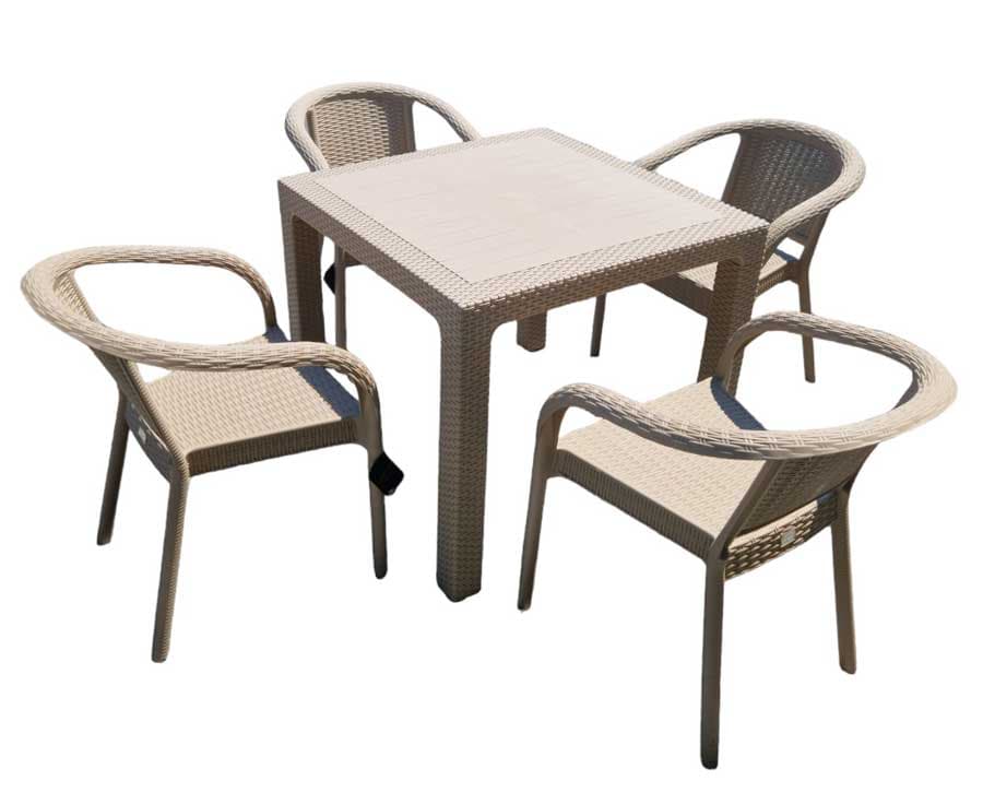 Baštenska garnitura Bamboo Cappuccino 514