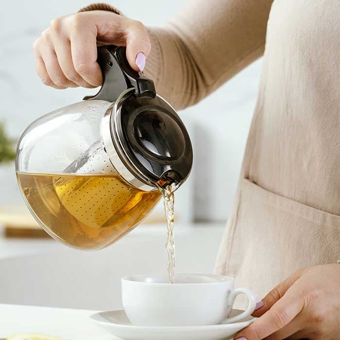 Stakleni čajnik sa infuzerom 1100ml Nava Misty