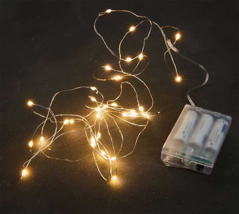 LED lampice na baterije 290cm