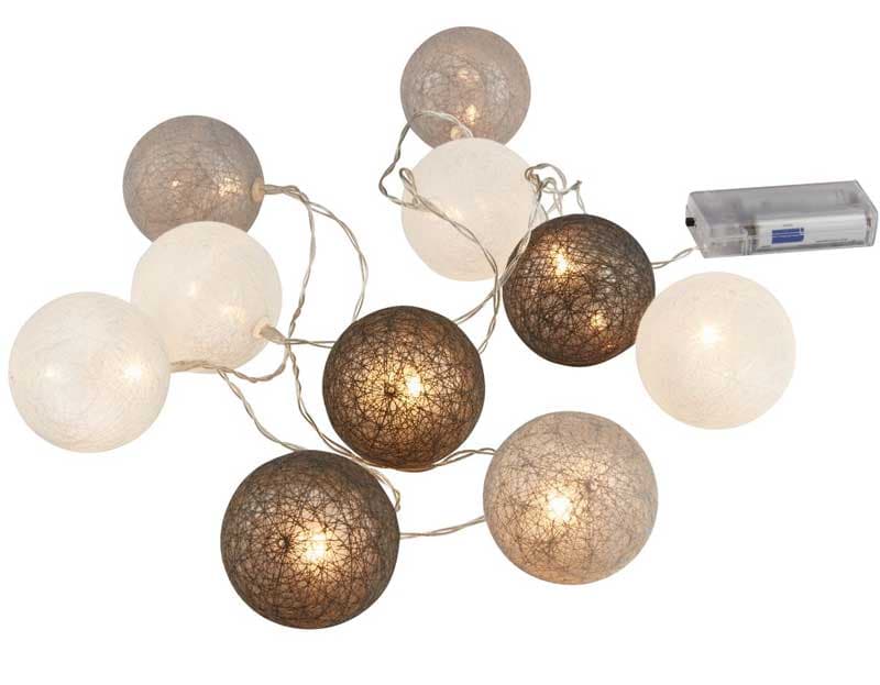 Dekorativne lampice na baterije 10 LED