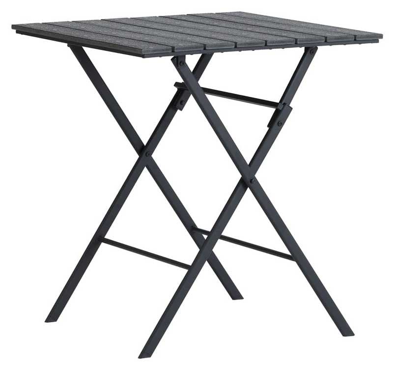 Sklopivi baštenski stočić WDS 65x65 Crni