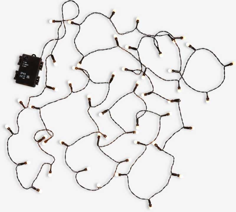 Novogodišnje lampice na baterije 50LED 490cm