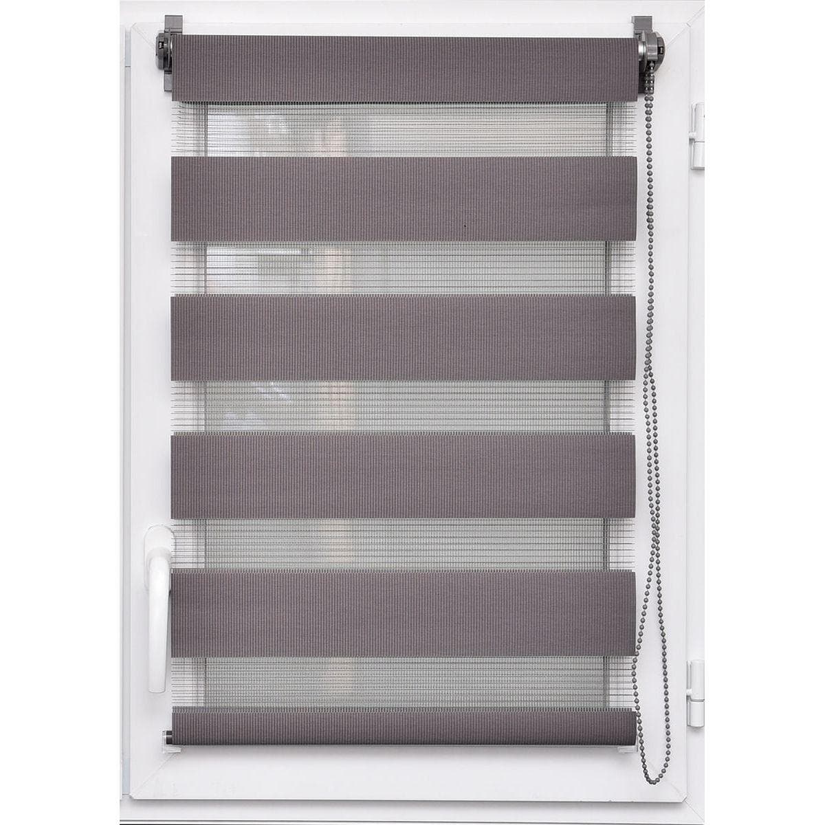 Luance Zebra Roletna 60x250 cm Tamno Siva