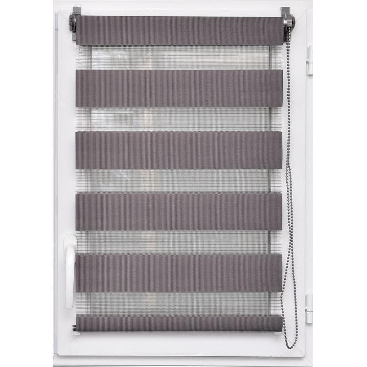 Luance Zebra Roletna 150x180 Cm Tamno Siva