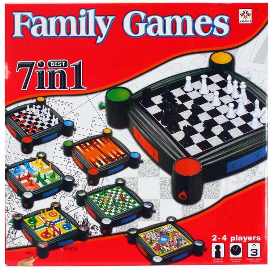 Društvene Igre 7u1 Putni Set