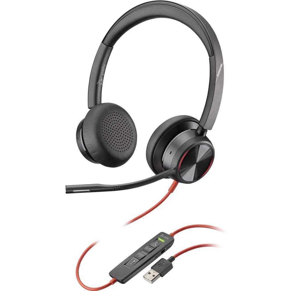 Poly BlackWire žičane slušalice BW3325 USB-A