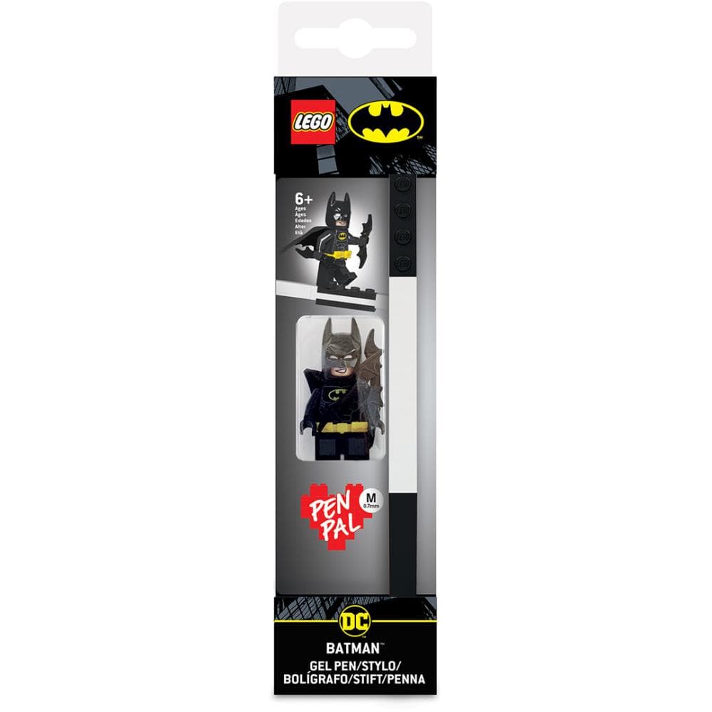 LEGO® Gel Olovka sa minifigurom Betmen Crna