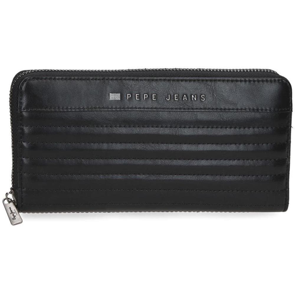 Ženski novčanik 19cm Pepe Jeans Biker black 71585