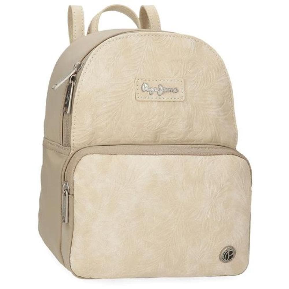 Modni ranac 25cm Pepe Jeans Jana beige 71420