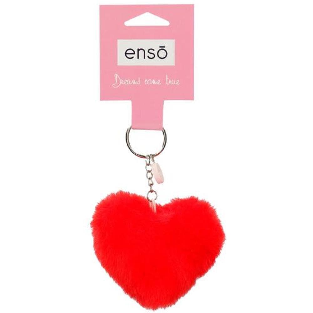 Privezak za ključeve torbu ranac Enso Heart red 95802