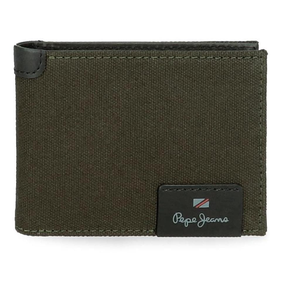Muški novčanik od kože 11cm Hilltop green 74171
