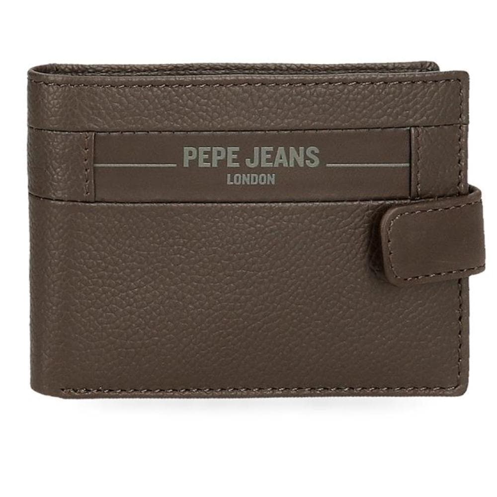 Muški kožni novčanik Pepe Jeans Checkbox brown 78833