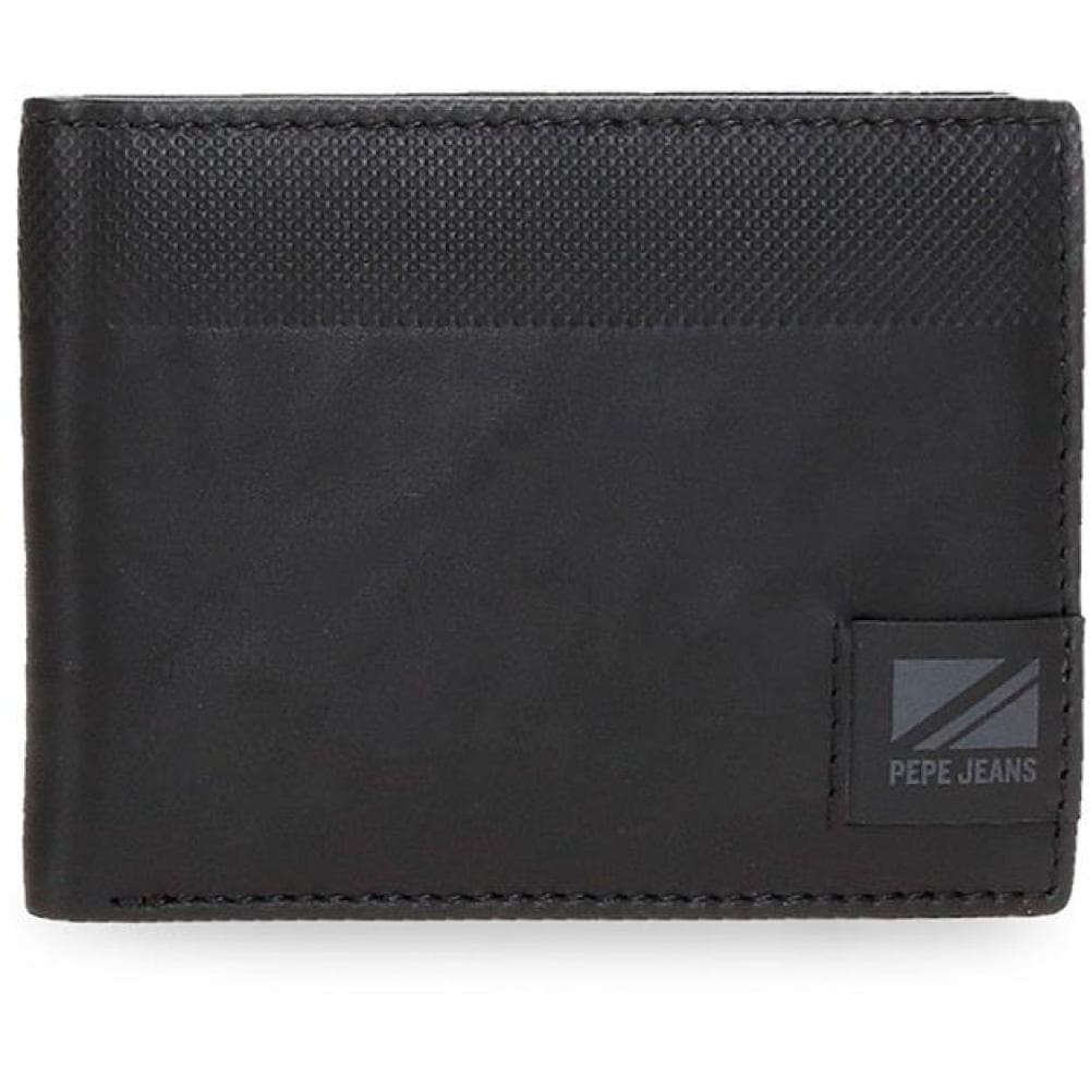 Kožni novčanik na preklop Pepe Jeans Topper black 78571
