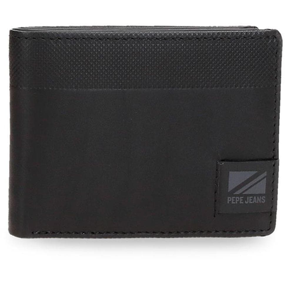 Kožni novčanik na preklop PJL Topper black 78531