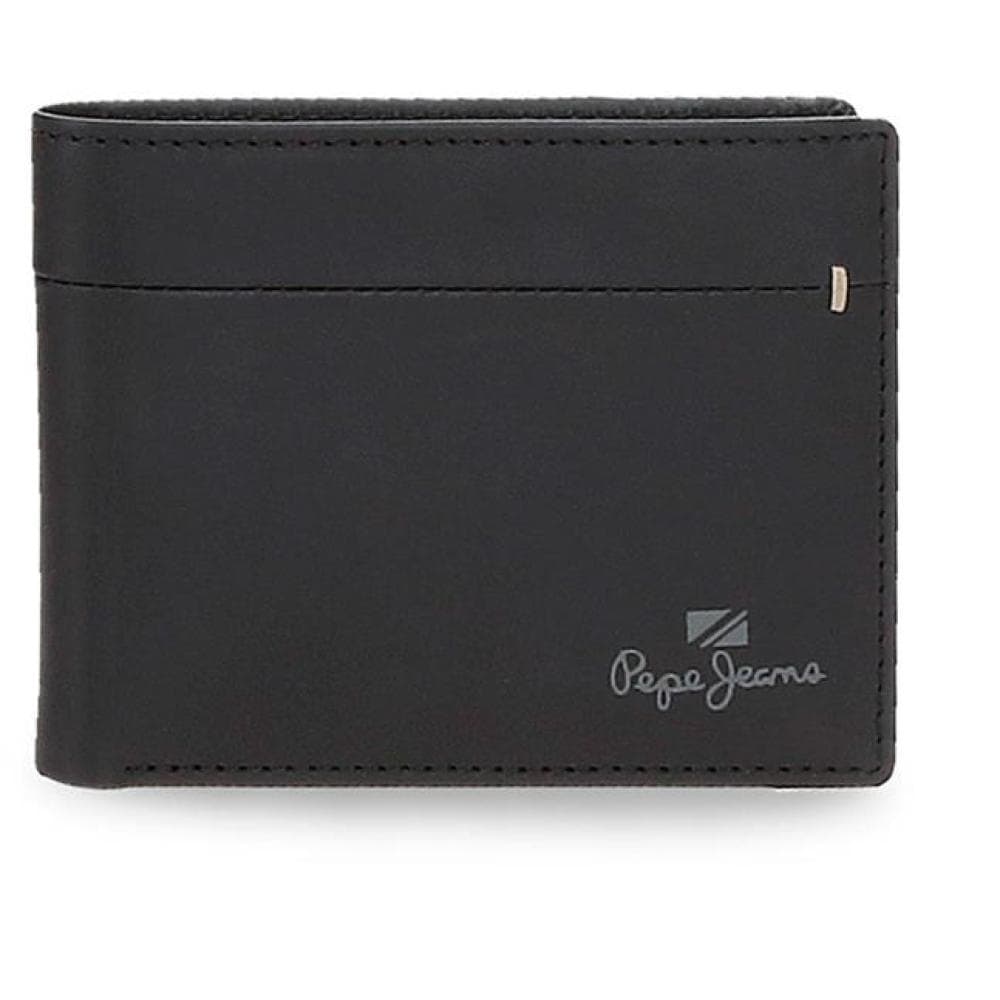 Muški novčanik od prirodne kože PJL Staple black 78471