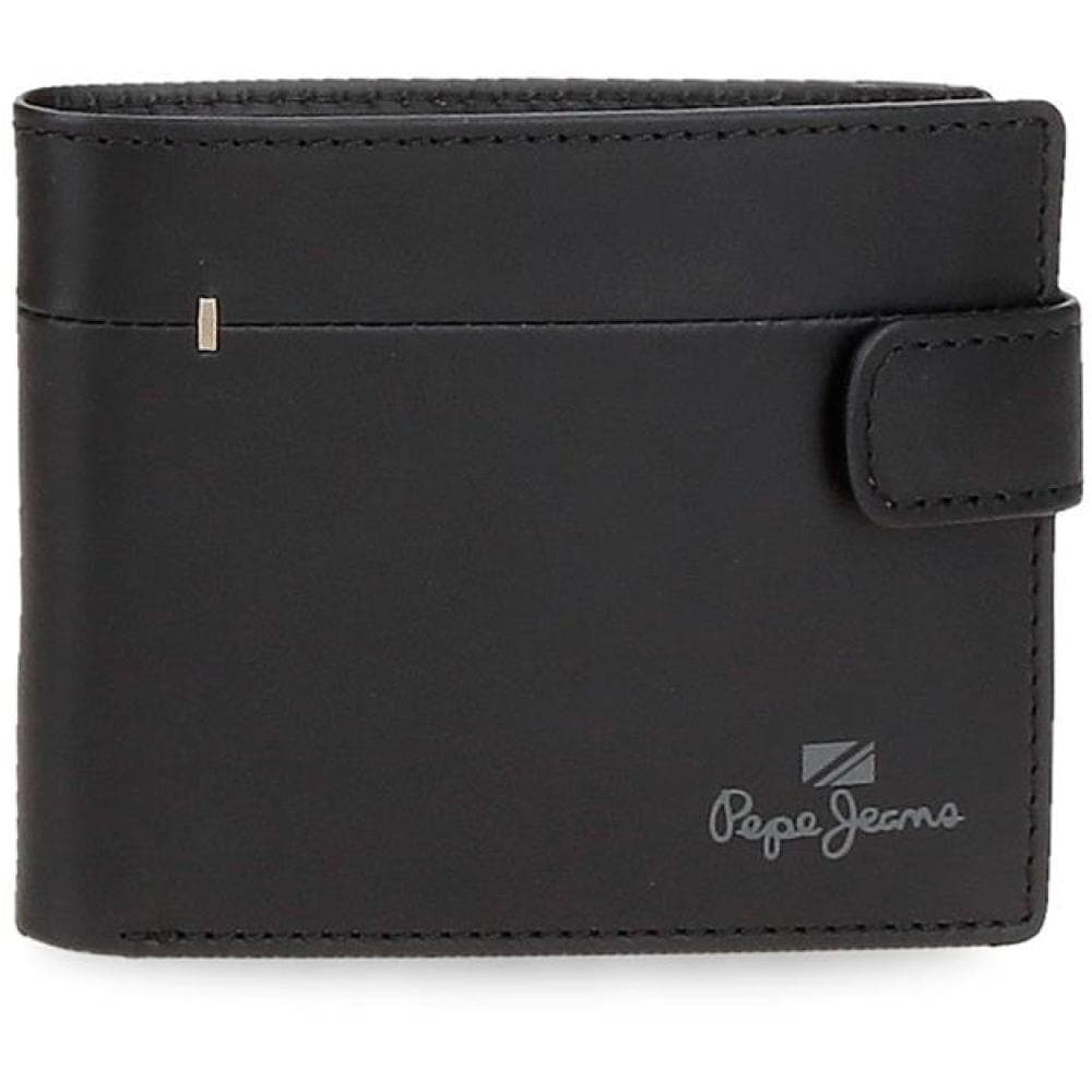 Muški novčanik od prirodne kože PJL Staple black 78433