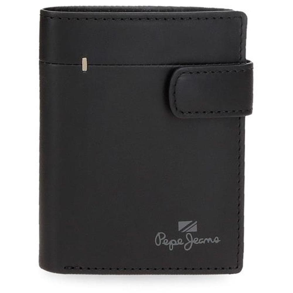 Muški novčanik od prirodne kože PJL Staple black 78412