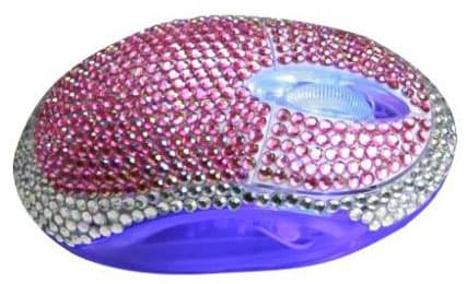 USB Optički Miš obložen cirkonima - Satzuma Diamond Mouse