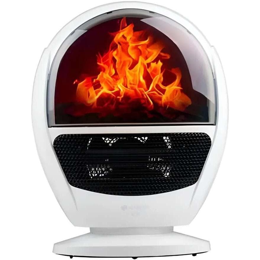 Raf R.1600 Mini KeramiČka Grejlica Sa Efektom Kamina Bela 1500w