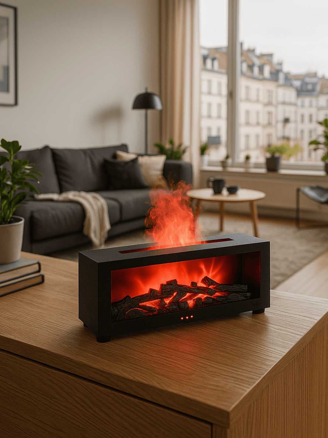 Dekorativni Kamin sa Aroma Difuzerom Aura Flame