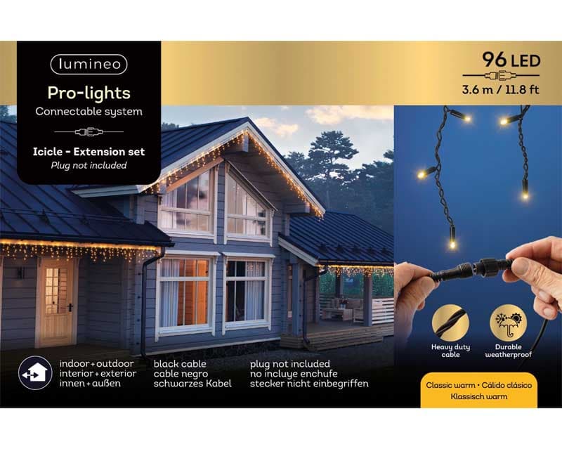 Novogodišnje lampice Ledenice za spoljnu upotrebu 96LED Lumineo Pro Lights 493714