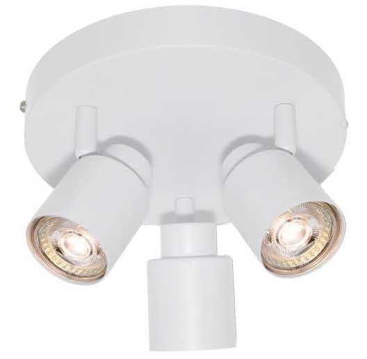 Bela spot lampa sa 3 GU10 grla Bez sijalica Osram Primal PL