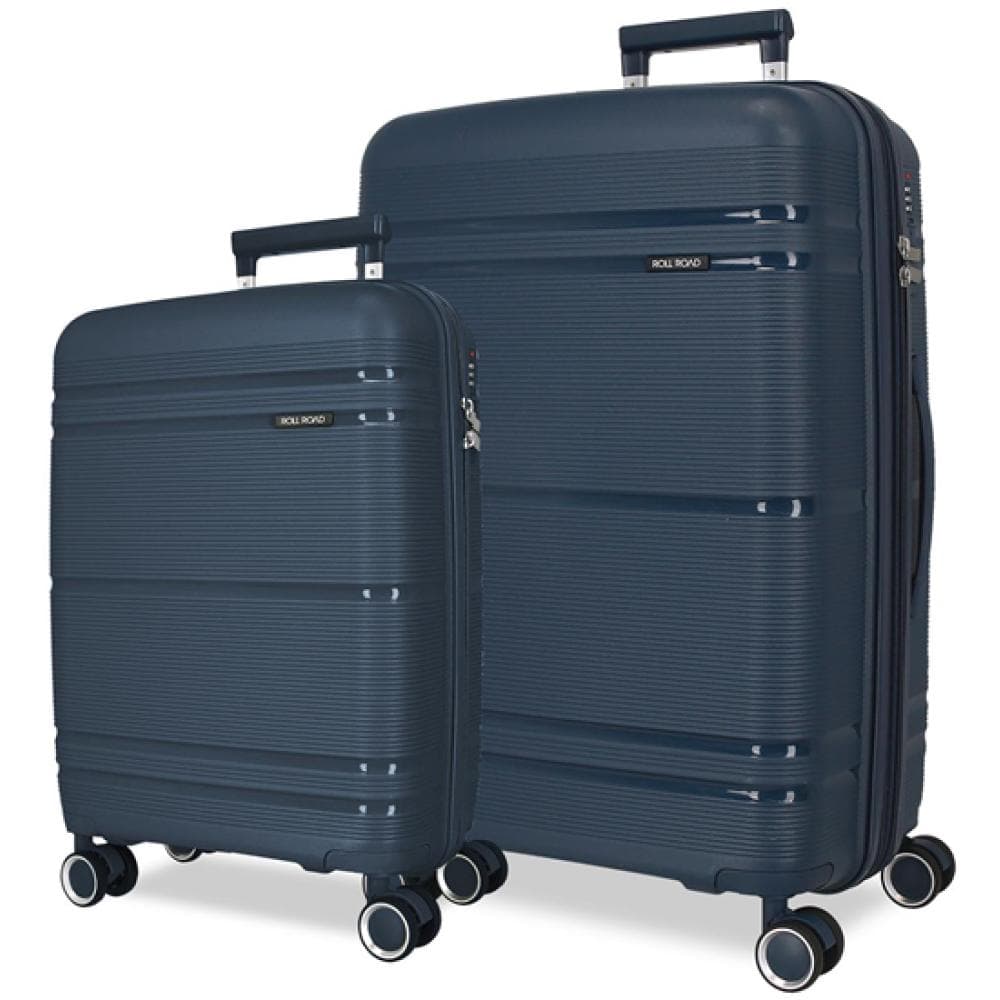 Komplet PP proširivih kofera 68cm i 55cm Roll Road Universe navy 54795